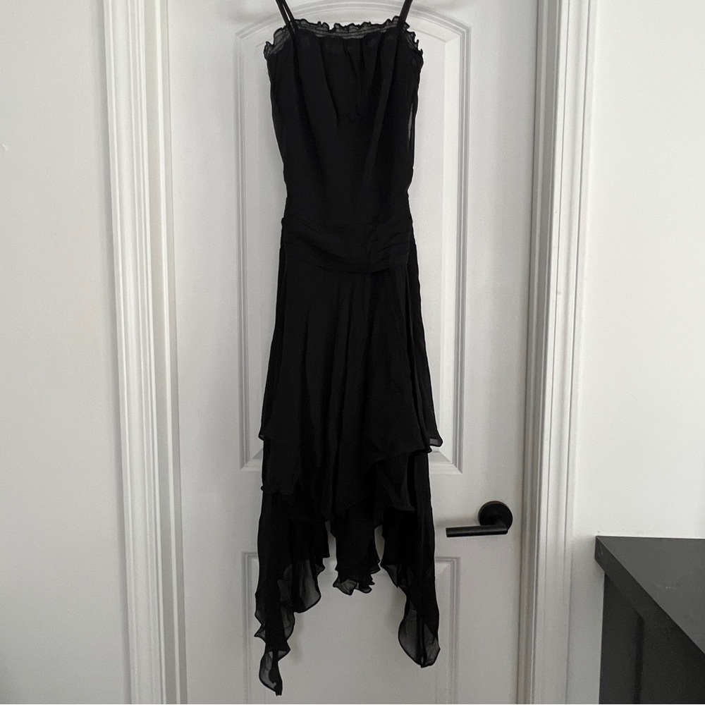 BCBG Black Strapless Dress